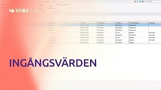 Ingångsvärden i Visma Lön 300600 [upl. by Tawsha]