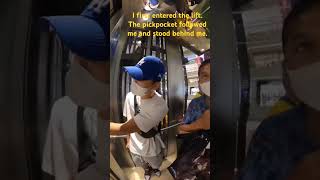 Pickpocket caught stealing in Italy crime​ pickpocket​ viral​ viralvideo​ crime​ news​ video [upl. by Ultima]