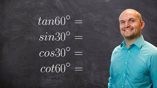 Evaluate trig functions without using a calculator using cofunction identities [upl. by Atsev89]