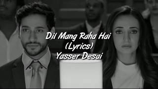 Dil Mang Raha Hai Mohlat Full Song With Lyrics Yasser Desai  Ghost [upl. by Ardella]