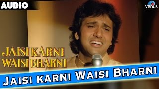 Jaisi Karni Waisi Bharni  LYRICAL VIDEO  Govinda Kimi Katkar  Ishtar Music [upl. by Ynnek]