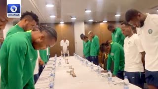 We Will Win AFCON Trophy For You Super Eagles Pay Tribute To Deceased Fans [upl. by Sessler]