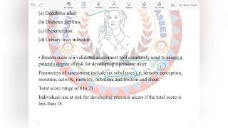 Bed Sore MCQ amp Wound Care MCQ  fundamental of nursing MCQ  video 21 [upl. by Llenhoj]