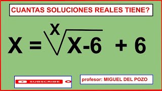 CUANTAS SOLUCIONES RALES TIENE ESTA ECUACION [upl. by Sevein]