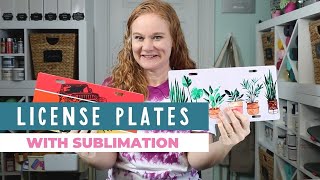 Sublimation License Plates StepbyStep Tutorial [upl. by Nojram]