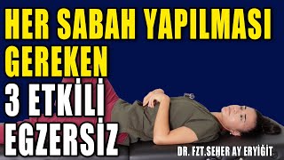 HER SABAH YAPILMASI GEREKEN 3 ETKİLİ EGZERSİZ aktifizyo fiziktedavi boyunağrısı [upl. by Eet623]