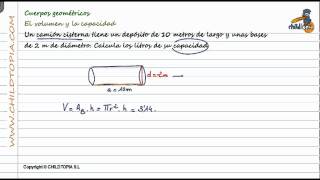 Cuerpos Geométricos Volumen y capacidad [upl. by Coray663]