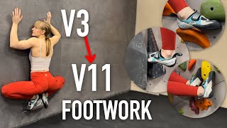 A COMPLETE Guide to CLIMBING FOOTWORK TECHNIQUES [upl. by Laryssa]