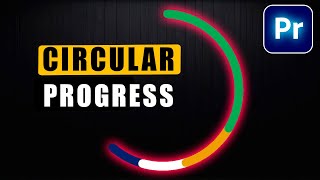 Make CIRCULAR PROGRESSBAR in Premiere Pro [upl. by Andres]