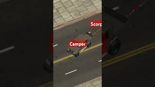 Camper VS Scorpio stunt [upl. by Rochette]