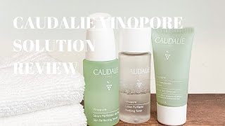 Caudalie Vinopore Blemish Solution Set  REVIEW [upl. by Stricklan]