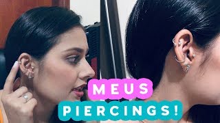 COMO CUIDAR DO PIERCING NA ORELHA [upl. by Dorlisa784]