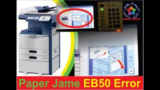 How to clear EB 50 error Toshiba 255se256355se356455se456se257se357se457 [upl. by Keli]