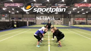 Netball Drill  Heads Shoulder Knees amp CONE  Fun Warm Up [upl. by Ardnama]