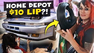 Trying the 10 Home Depot Lip Mod on my Mk3 Supra  Its AMAZING [upl. by Kram479]