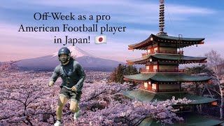 OFFWEEK FOR PRO AMERICAN FOOTBALL PLAYER ABROAD  JAPAN XLEAGUE [upl. by Elik]