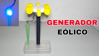 Cómo Hacer un Generador de Energia Eolica para la Escuela [upl. by Hildegaard]