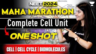 Complete Cell Unit in One Shot  Cell  Cell Cycle  Biomolecules  NEET 2024  Seep Pahuja [upl. by Neenwahs751]