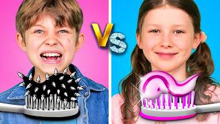 Good Kid vs Bad Kid  Genius Babysitting Hacks Epic Parenting Ideas [upl. by Jessalyn]