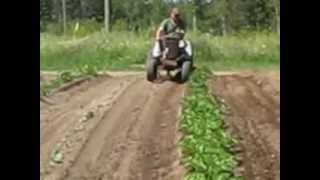 Home Built Potato Hiller For A Garden Tractor To Use In Our Off Grid Homestead Garden [upl. by Ellwood848]