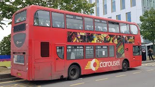 FRV Bus Route 107 Slough  Amersham Carousel Scania Enviro400 217 FF10 OXF [upl. by Eustashe447]