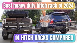 14 Heavy Duty Hitch Bike Racks Compared  Best mountain bike hitch rack shootout [upl. by Uke]