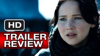 Trailer Review The Hunger Games Catching Fire Official Teaser 1 2013 Jennifer Lawrence Movie HD [upl. by Ehctav]