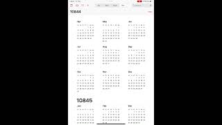 How far does the apple calendar really go 🗓️ 📅 📆🤔🧐🤨 calendar thetruth apple [upl. by Saint35]