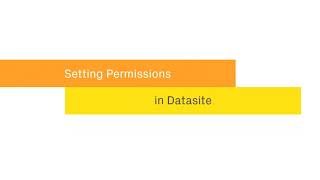 Due Diligence for MampA  Setting Permissions in Datasite Diligence™ [upl. by Anegroeg457]