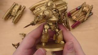 Legio Custodes showcase  Gold Paint HH [upl. by Wahs]