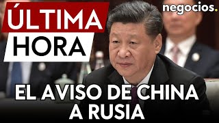 ÚLTIMA HORA  China avisa a Rusia de un ahogo inminente por las sanciones de Occidente [upl. by Mano]