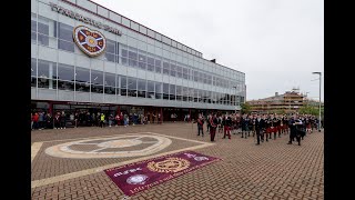 Thousands of Hearts and Leyton Orient fans walk the Maroon Mile [upl. by Bruyn]