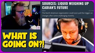 fl0m Reacts to cadiaN Benched from Liquid Rumors [upl. by Neelyak]