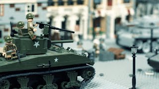 Lego WWII Operation Cobra  Stopmotion Brickfilm [upl. by Nirtiak]