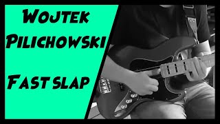 FAST SLAP BASS LESSON Wojtek Pilichowski  Thomas Phonic [upl. by Obeded]