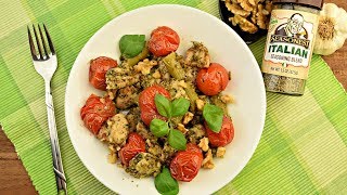 Seasonest Sheet Pan Chicken Pesto with Italian Seasoning [upl. by Anerul281]