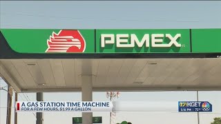 199 a gallon Fun while it lasted at new jampacked Pemex gas station [upl. by Beaufert]