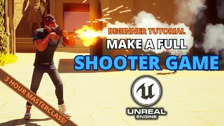 How to Make a Third Person Shooter Game in Unreal Engine 5  Full Beginner Course [upl. by Ganiats]