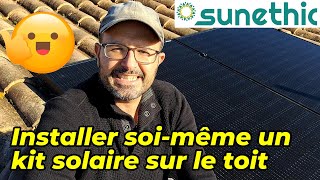 Sunethic  Guide installation panneaux photovoltaïques sur toiture pour réduire la facture EDF [upl. by Damiani]