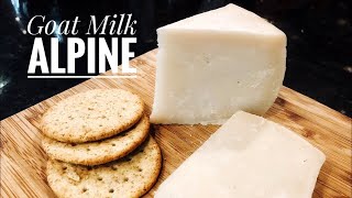 Alpine Cheese from Goat Milk Cheesemaking at Home [upl. by Saxet81]