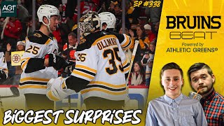 Biggest Bruins Surprises Through 3 Months  Bruins Beat [upl. by Jillane]