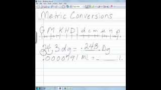 metric conversions [upl. by Koch772]