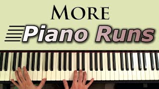 Learn to play MORE Piano Runs and Fills [upl. by Essirehc]