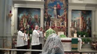 Tridentine Mass  St Agnes Church NYC  Gospel [upl. by Akimehs75]