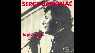 SERGE DAVIGNAC  Le plat pays JACQUES BREL Cover 45T  1975 [upl. by Haridan]