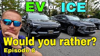 2024 Chevy Blazer EV RS vs 2024 Chevy Blazer RS ICE  Would you Rather  Episode 8 [upl. by Saixela586]