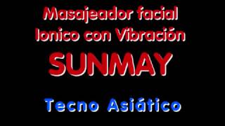 Masajeador Facial Ionico con vibración SUNMAY [upl. by Dedie]