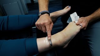 INTENSE ANKLE SPRAIN HELPED THROUGH CHIROPRACTIC TREATMENT 🦶 [upl. by Damian870]