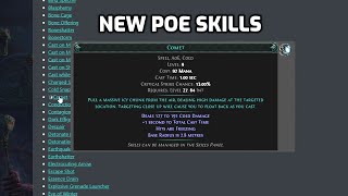 POE 2 A Preview of Some New SkillsGems [upl. by Ehcnalb599]