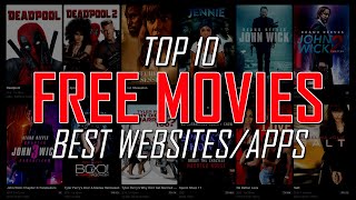 Top 10 Best FREE MOVIE WEBSITES to Watch Online [upl. by Merci]